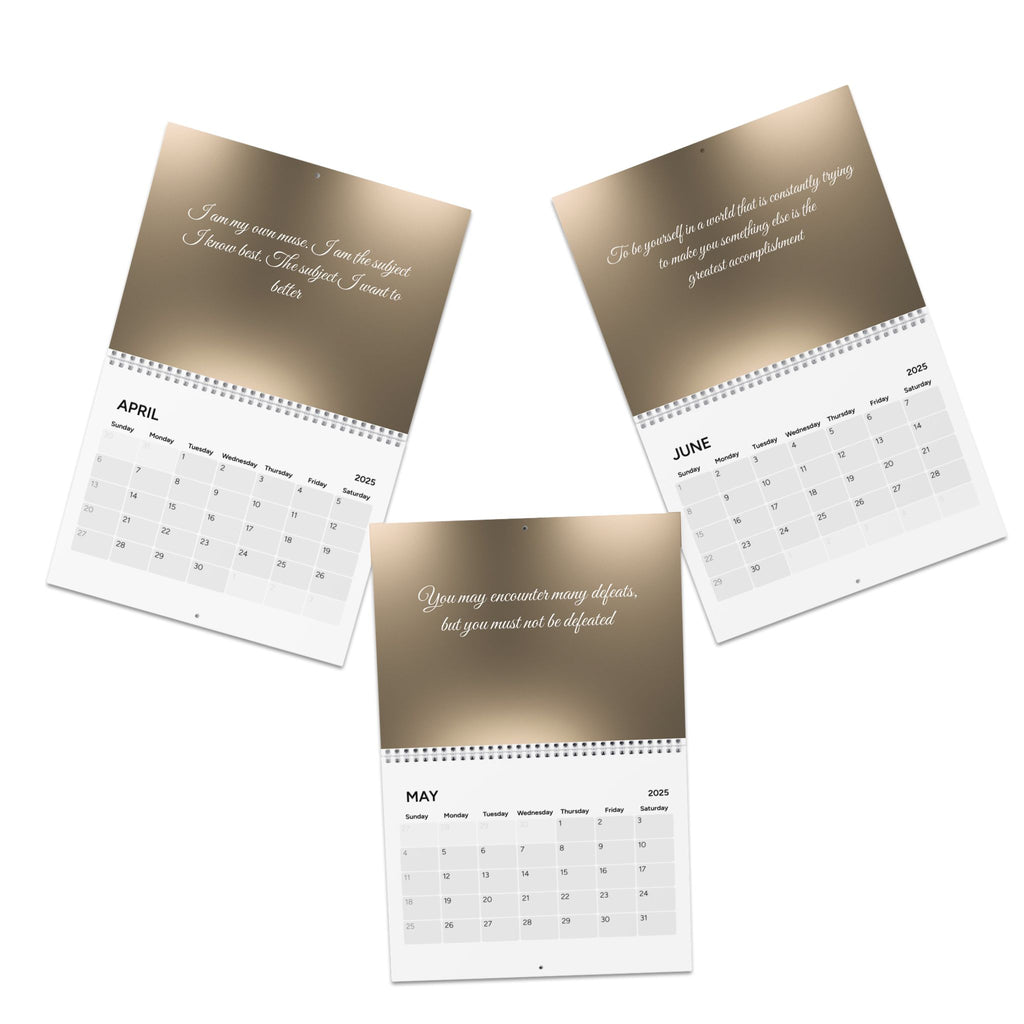 Calendar 2025 - Empowering Woman Quotes Monthly